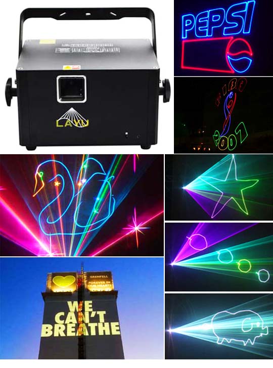 Лазерный проектор для рекламы профессиональный